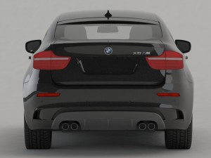 bmw x6m 2010 3D 모델