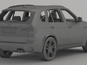 bmw x5 2011 3Dモデル