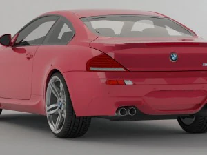 bmw m6 coupe 2010 3D Model
