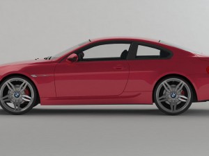 bmw m6 coupe 2010 3D 모델