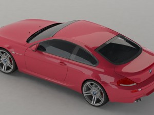 bmw m6 coupe 2010 3D 모델