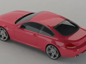 bmw m6 coupe 2010 3D Model