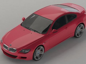 bmw m6 coupe 2010 3D 모델