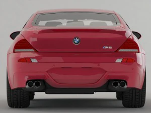 bmw m6 coupe 2010 3D Model