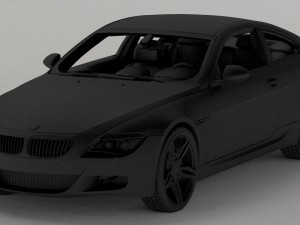 bmw m6 coupe 2010 3D 모델