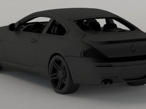 bmw m6 coupe 2010 3D 모델