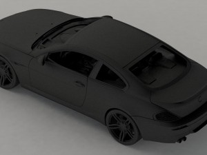 bmw m6 coupe 2010 3D 모델