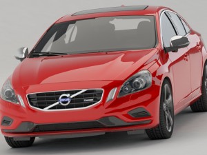volvo s60r 2011 3D Модель