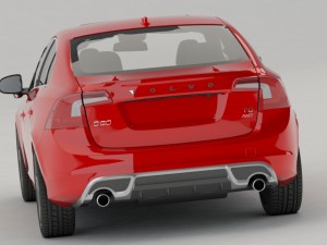volvo s60r 2011 3D Модель