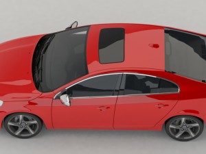 volvo s60r 2011 3D Модель