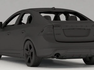 volvo s60r 2011 3D Model