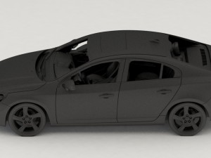 volvo s60r 2011 3D Модель