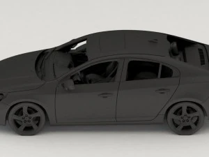 volvo s60r 2011 3D Model