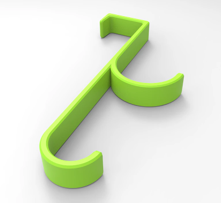 door hanger 3D Print Model .c4d .max .obj .3ds .fbx .stl .blend 
