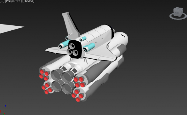 buran energia rocket Modelo 3D .c4d .max .obj .3ds .fbx .stl .blend 