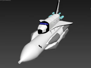 foguete buran energia Modelo 3D