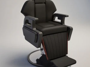 potong rambut-kursi-tua001 Model 3D