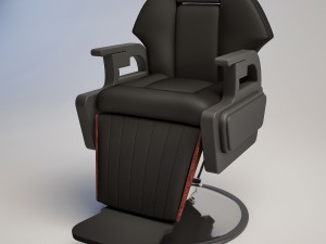 haircut-chair-old001 Model 3D