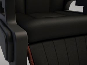 haircut-chair-old001 Model 3D