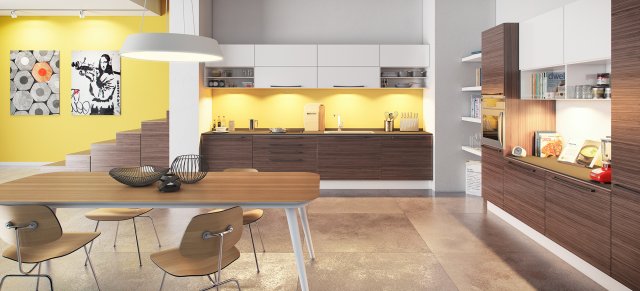 full scene blima kitchen 3D 모델 .c4d .max .obj .3ds .fbx .stl .blend 