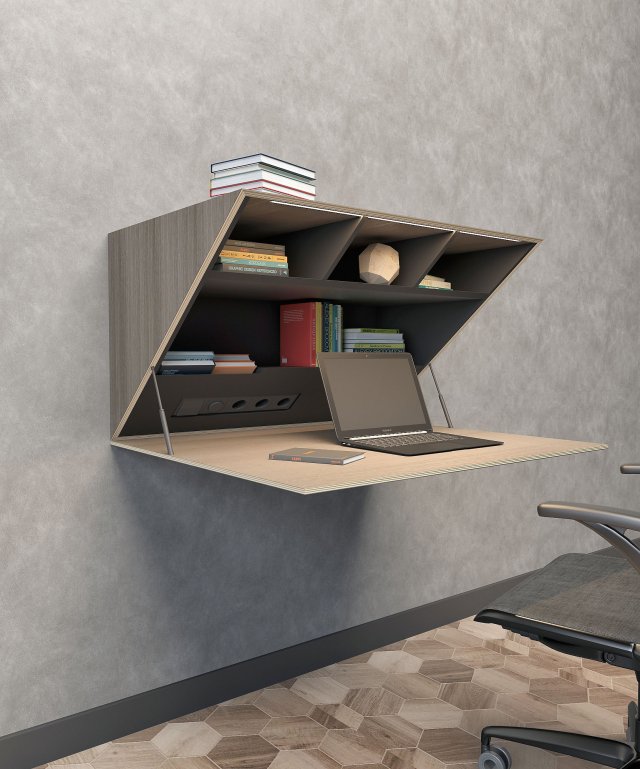 deskwall Modelo 3D .c4d .max .obj .3ds .fbx .stl .blend 