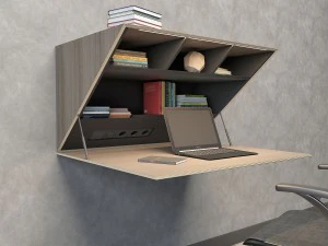 ściana biurka Model 3D