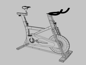 bike exercise 3D Model