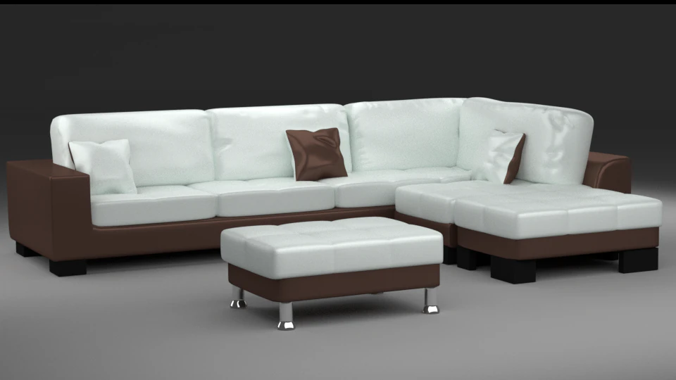 piece of furniture 3D Model .c4d .max .obj .3ds .fbx .stl .blend 
