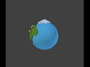 low poly world 3D Model