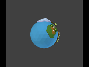 low poly world 3D Model