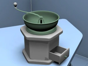 manual coffee grinder 3D Model