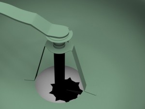 manual coffee grinder Model 3D