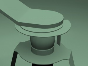 manual coffee grinder Model 3D