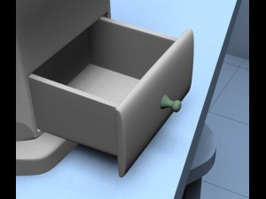manual coffee grinder Model 3D