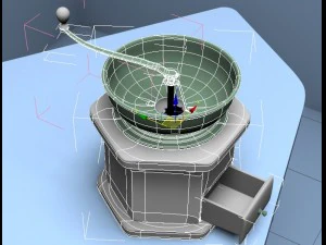 manual coffee grinder 3D Model