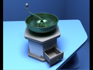 manual coffee grinder 3D Models