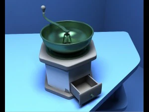 manual coffee grinder 3D Model