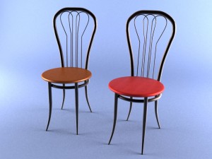 vienna chairs 3D Model
