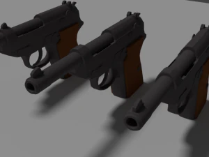 Walther s. 38 Model 3D