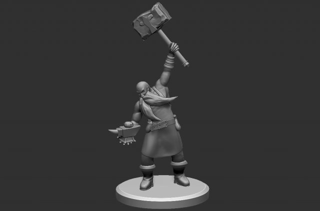 blacksmith Modelo 3D .c4d .max .obj .3ds .fbx .stl .blend 