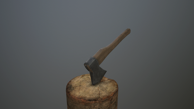 axe 3Dモデル .c4d .max .obj .3ds .fbx .stl .blend 