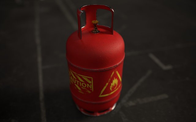 propane tank Modèle 3D .c4d .max .obj .3ds .fbx .stl .blend 