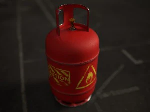 tanque de propano Modelo 3D