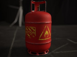 propane tank Modèle 3D