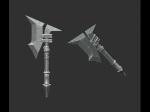 orc axe Modelo 3D