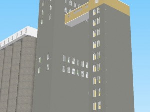 elevator dlya zerna ussr Modello 3D