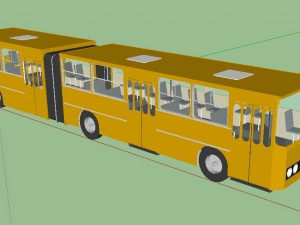 autobus ikarus 3D Model