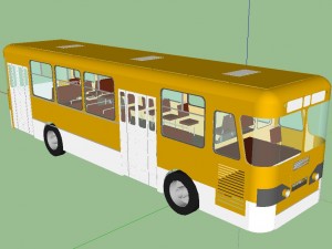 auutobus liaz677 Modelo 3D