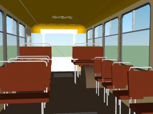 auutobus liaz677 3D Model