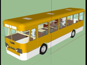 auutobus liaz677 3D 모델